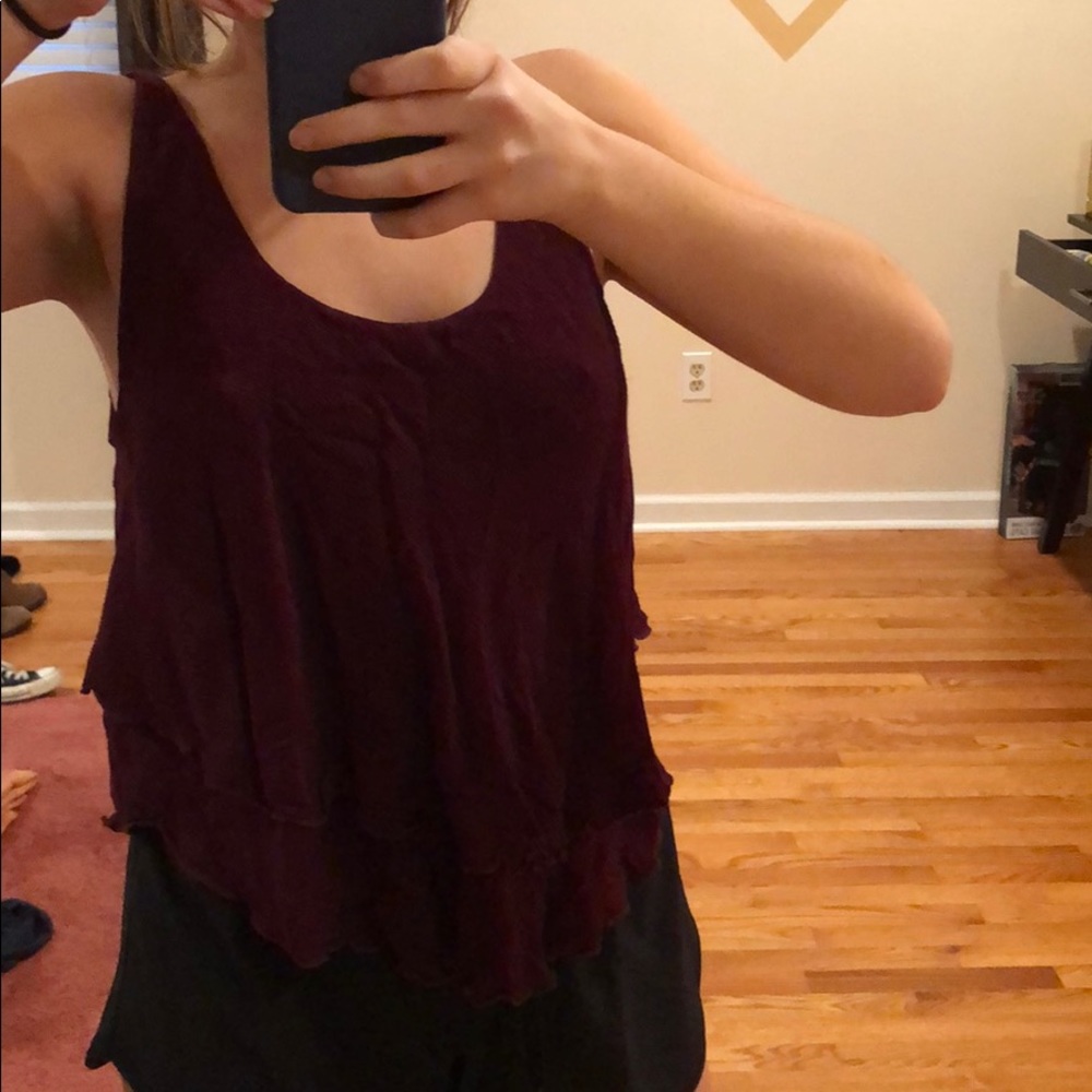 Purple tank top